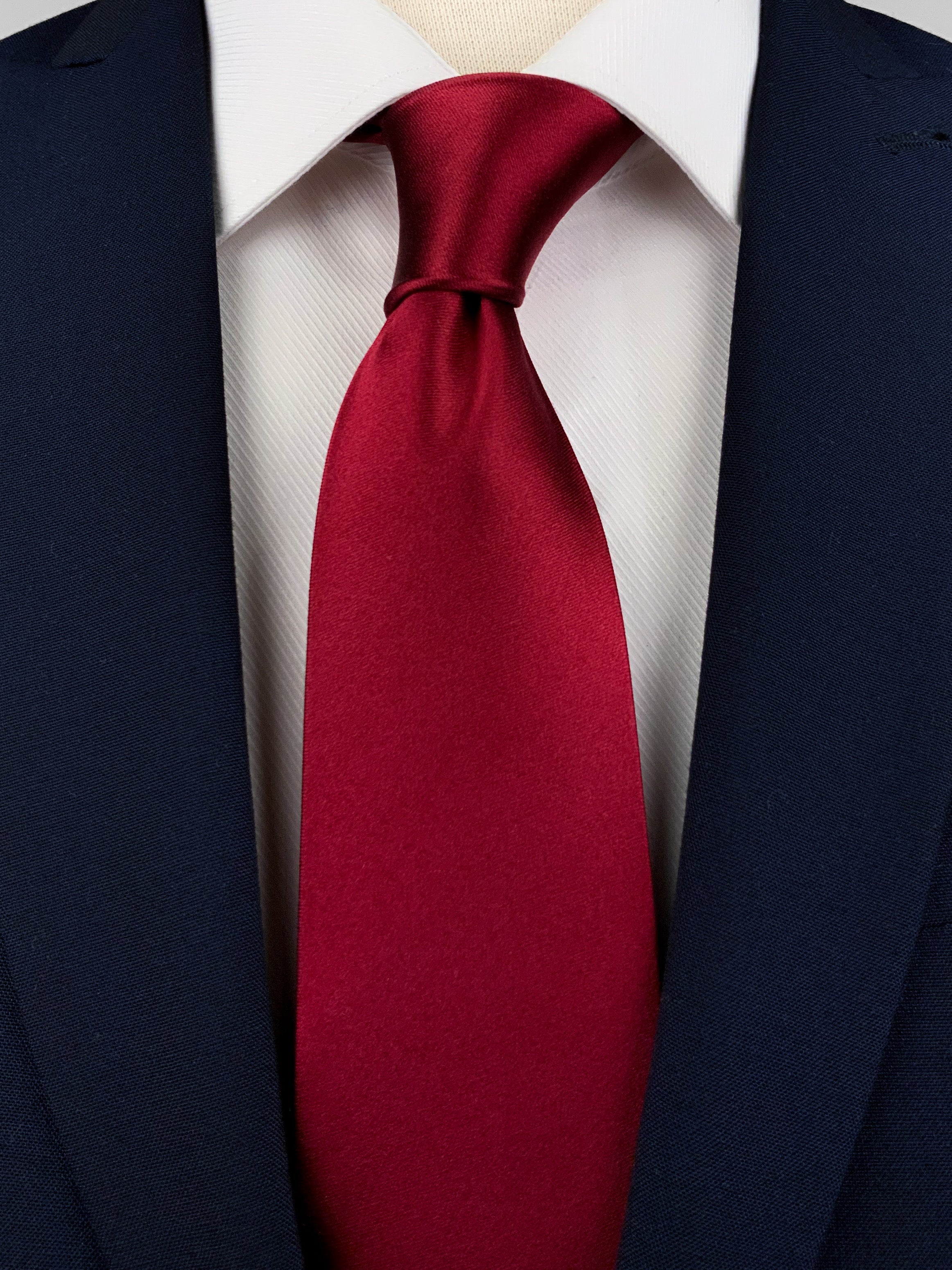 University of Pennsylvania Silk Tie #7 - Dark Red & Blue